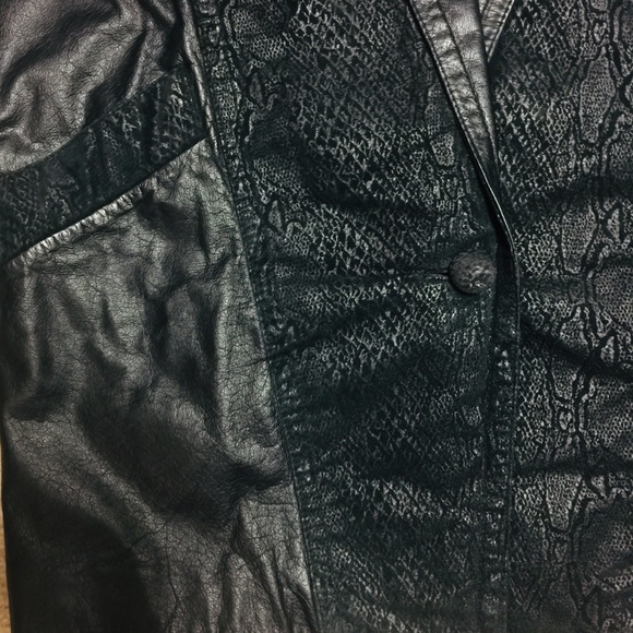 G- III Global Identity Genuine Leather Jacket Sz M - Picture 6 of 8